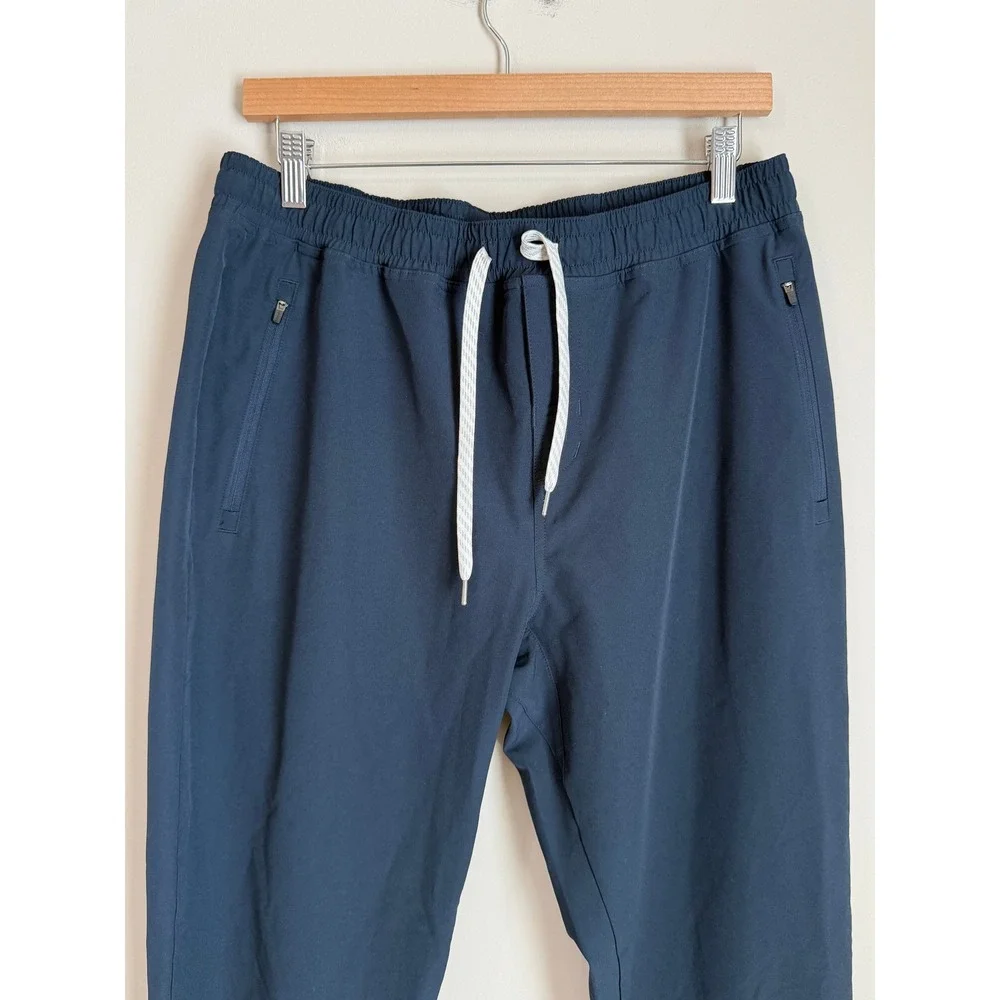 Vuori Transit Jogger Pants Mens Large Navy Blue Travel Casual Training